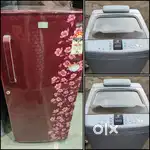 5 YEAR WARRANTY ( FRIDGE WITH WASHING MACHINE) FREE DELIVERY_LESS USED