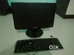 monotor and keyboard