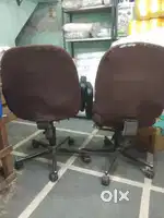 Heavy iron Revolving two chairs