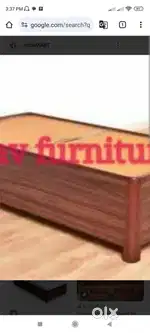 Single diwan bed with storage box