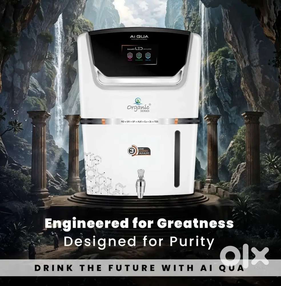 AI AQUA RO TECHNOLOGY RO UV UF TDS with Minerals Zinc Copper Alkaline