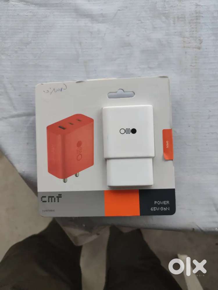 NOTHING original charger and adaptor not single time used