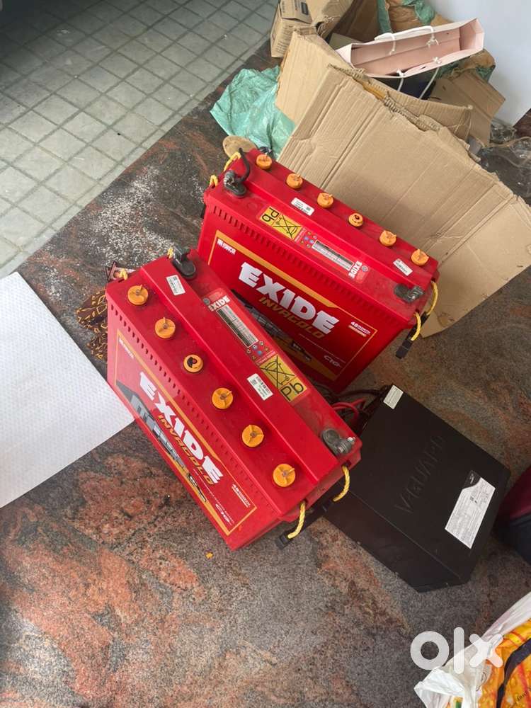 V-Guard inverter and exide battery