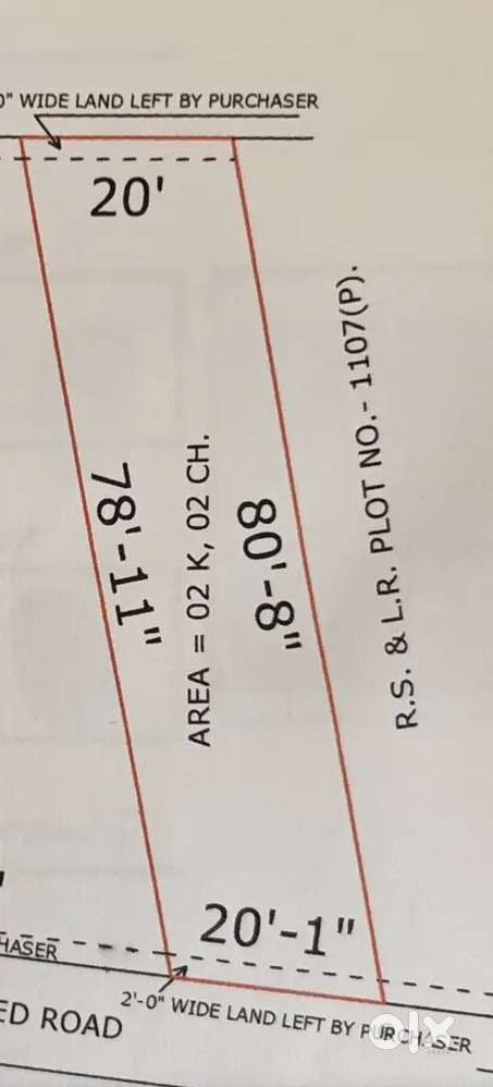 2 khata 2chatak for sale