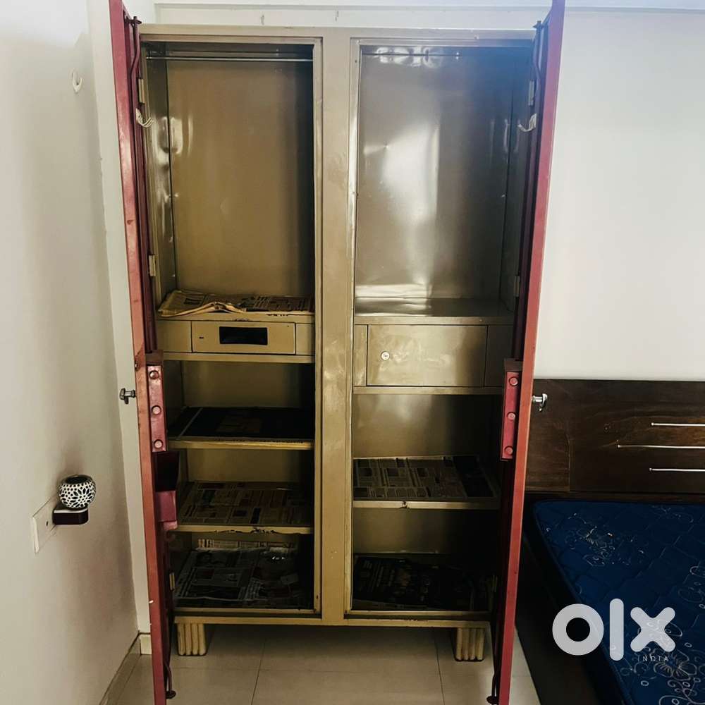 Bed and wardrobes 2 wooden bed 5000/- each. Wooden wardrobe 3000/-