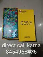 Realme c25 excellent new condition bill box only genun buyer fix rate