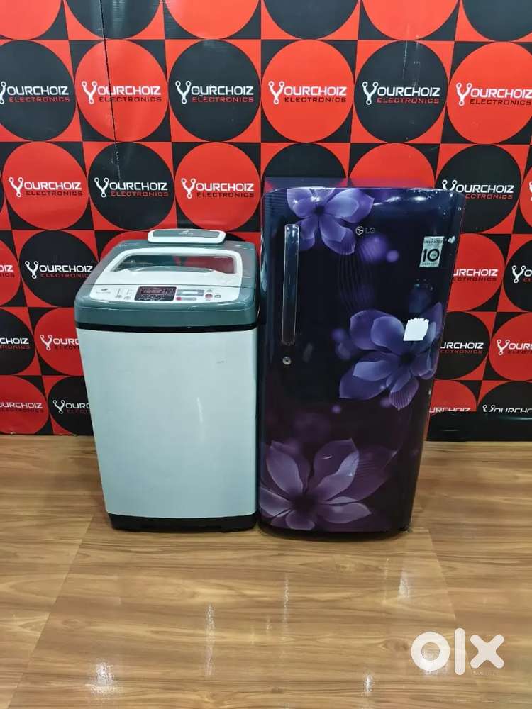 Samsung top load and lg single door frize