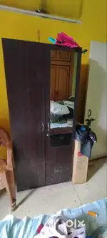 Wooden almirah and dinning table