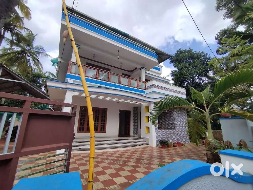 At Vattiyoorkavu 3BHK semi-furnished independent house for rent
