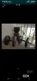 16 weight Disks + 2 Rods long