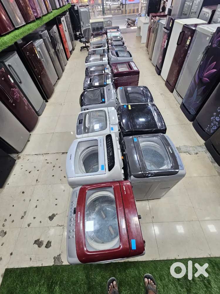 100/- working conditions fully refurbished washing machine & fridges
