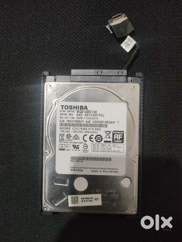 TOSHIBA 1TB LAPTOP INTERNAL HDD