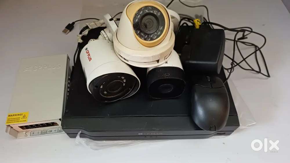 CP Plus 4Ch CCTV Camera Setup