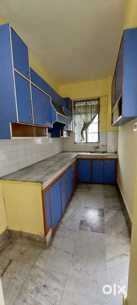 3bhk semi furnished flat Rukminigaon