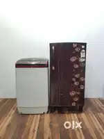Godrej single door refrigerator and onida 6.2kg  washing machines
