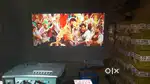 RD5 3D 4K smart projector wifi youtube live tv usb hdmi mcast 165 size