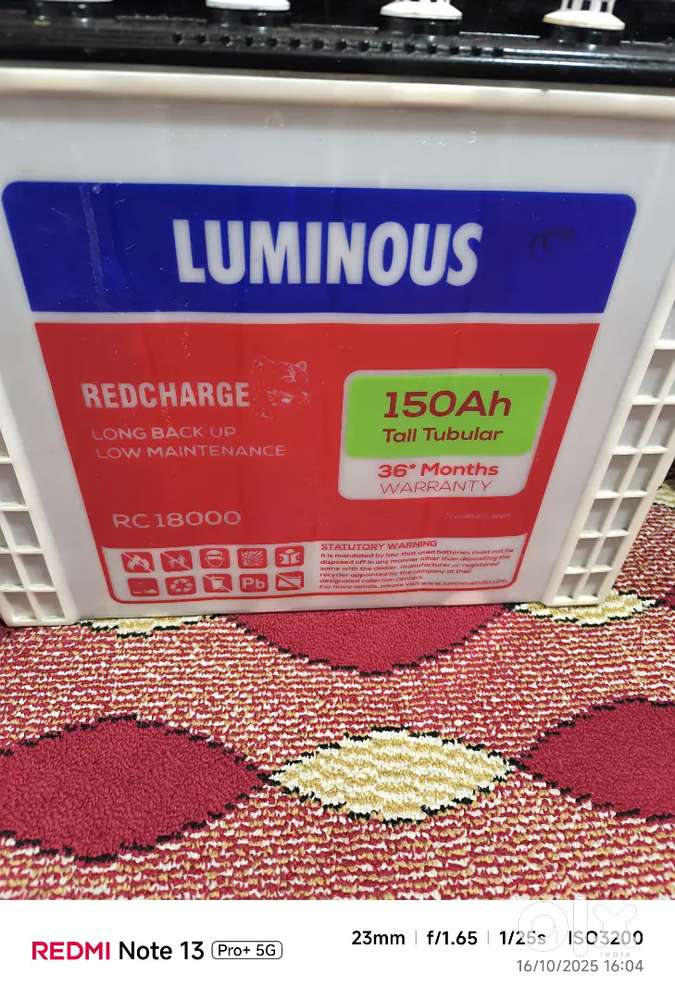 Luminous Red charge 150Ah