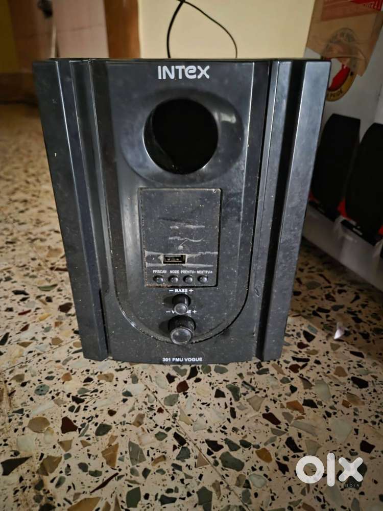 intex computer multimedia speaker 2.1