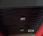Bed and wardrobes