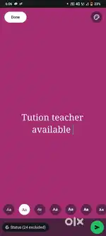 Tutor or tution from class 5 to 10