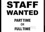 Staff wanted