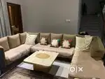 Teak wood sofa 9 seater