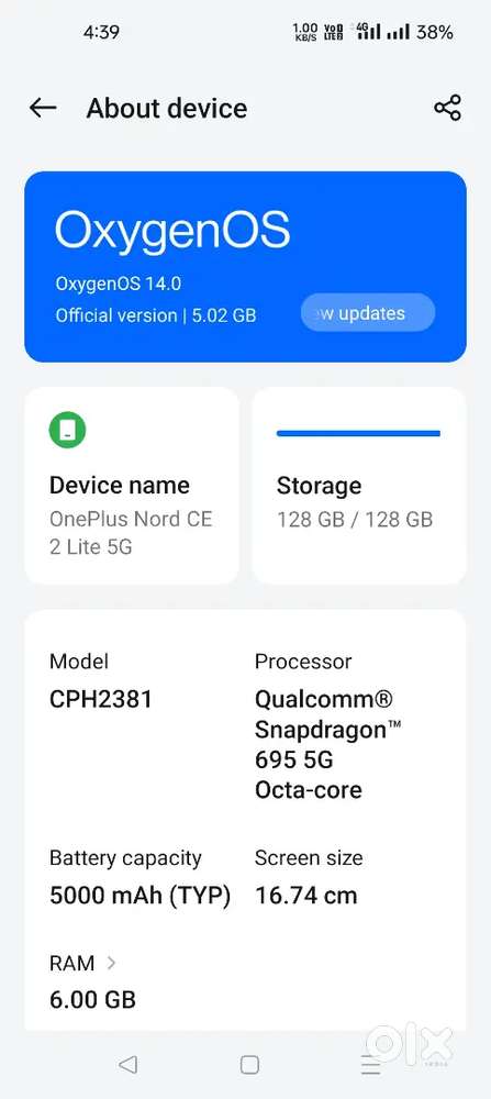 Oneplus Nord C2 light 2 year use me only oneplus charging ke sath