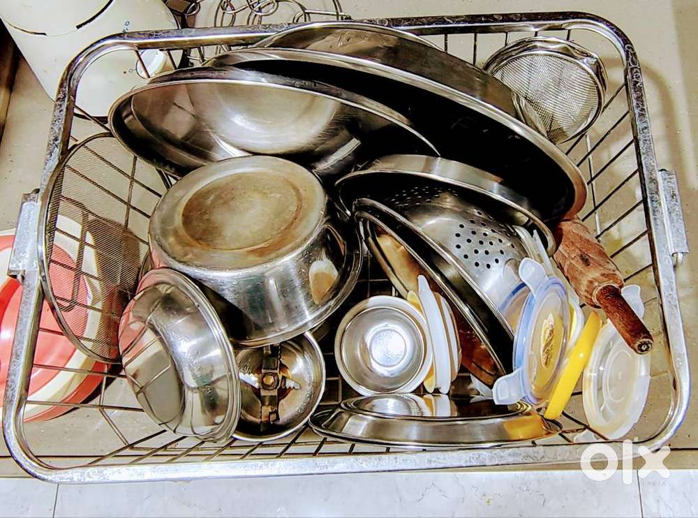 Bartan stand/Drainer stainless steel