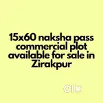 A naksha pass commercial plot available for sale in Zirakpur
