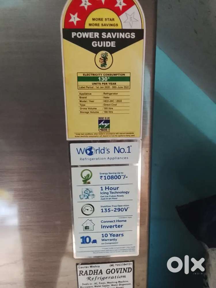 Haier fridge 195lr