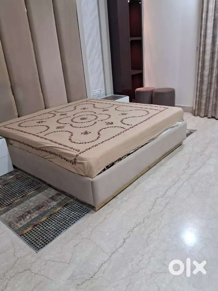 Newly 3bhk set fully furnished with three bed ac fridge led ro washing