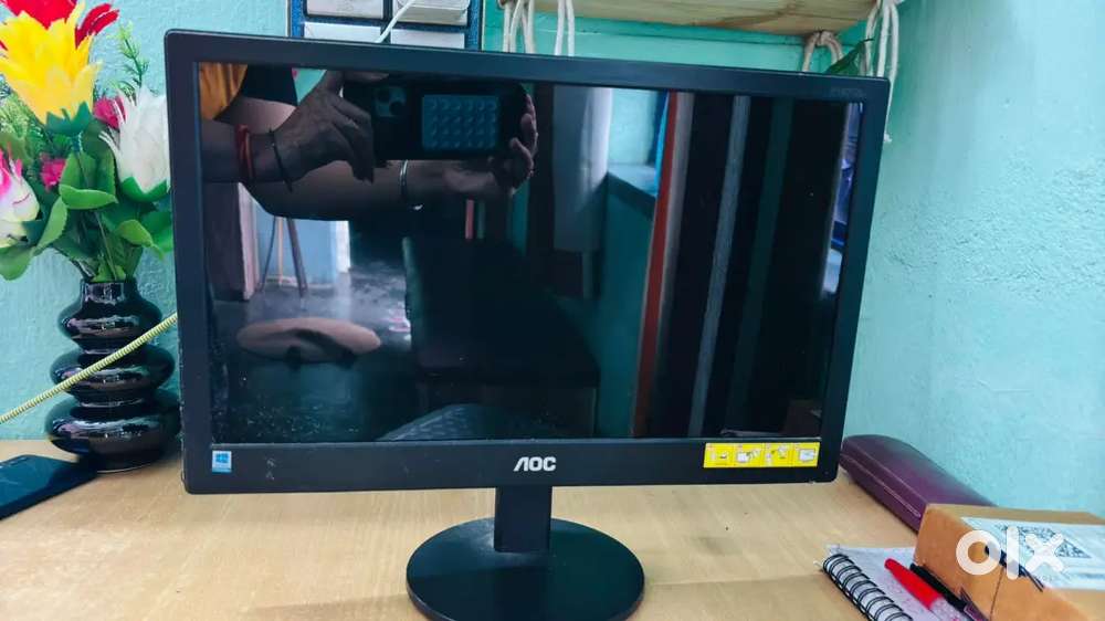 Computer with CPU & keyboard