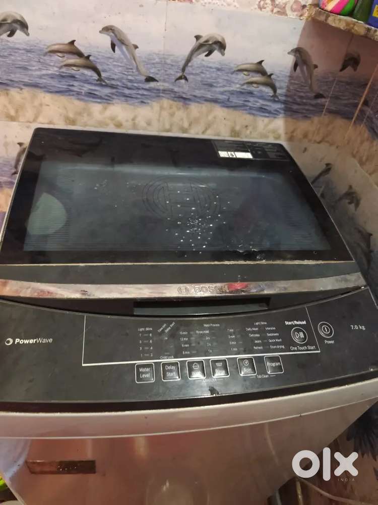 Bosch washing machine, fully automatic machine with child lock feature