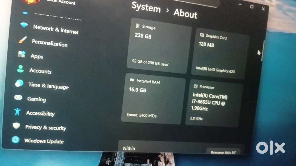 System Model 5400 Latitude Dell Screen touch Laptop
