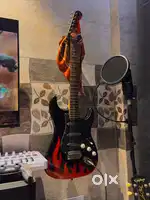 Electric guitar and Marshall Amp