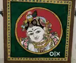 Tanjore baby Krishna painting