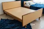 2 Medium & Single Size beds  Easy to Assemble (Nut-Bolt Fitting)
