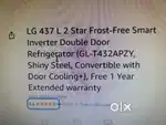 LG 437 Ltr Inverter based