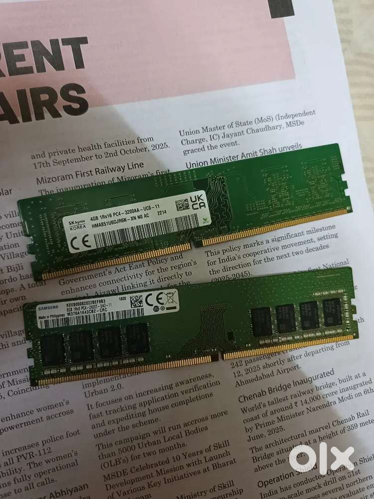 2 ddr4 ram one 4gb one 8gb ram