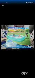 Big Size Swimming Pool and  Size is 6feet and 7 inches with pump