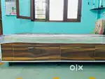 Sofa cum Bed with white Cotton Box Gadi Fully Condition