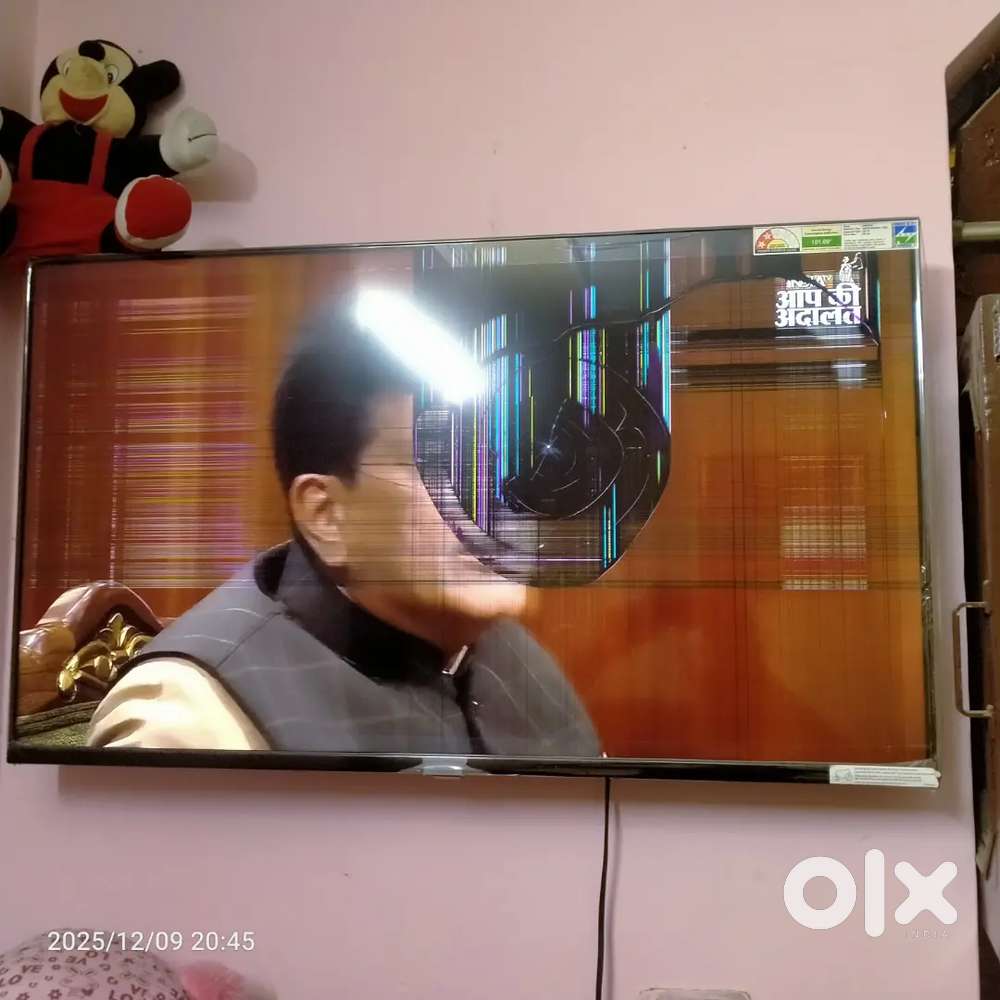 Screen damage but picture is visible (1 year completed)