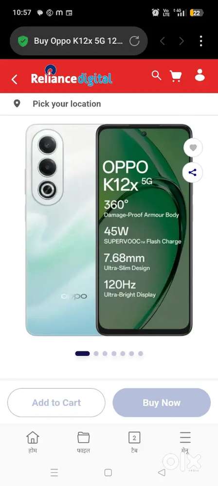 Oppo k 12x 5g