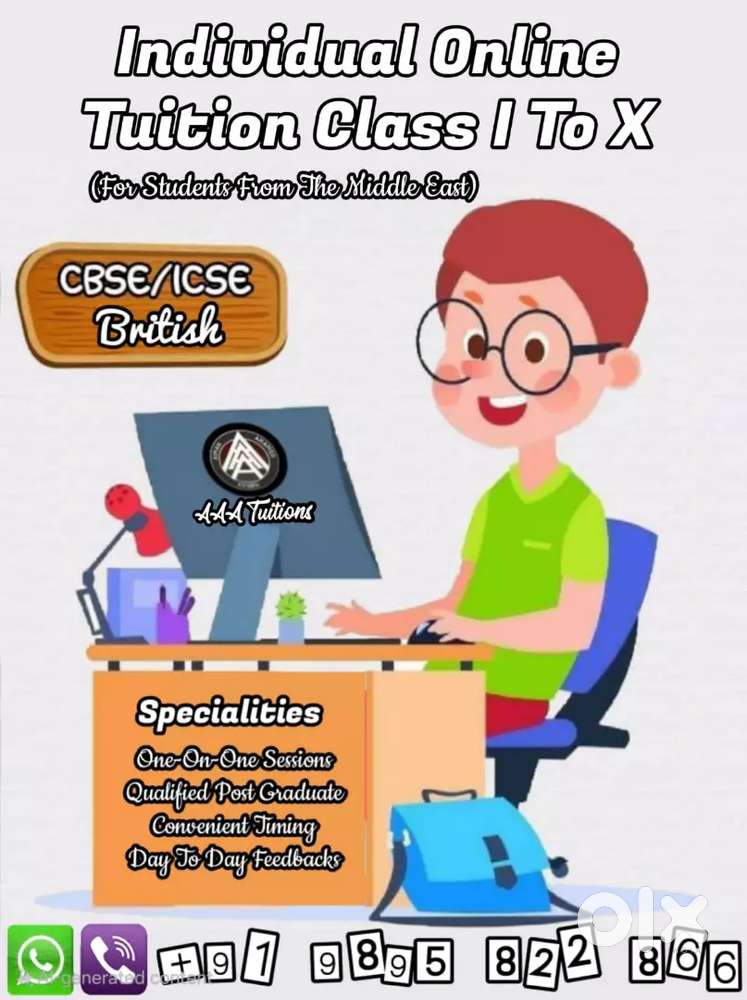 Individual Online Tuition 1 To 10 Classes