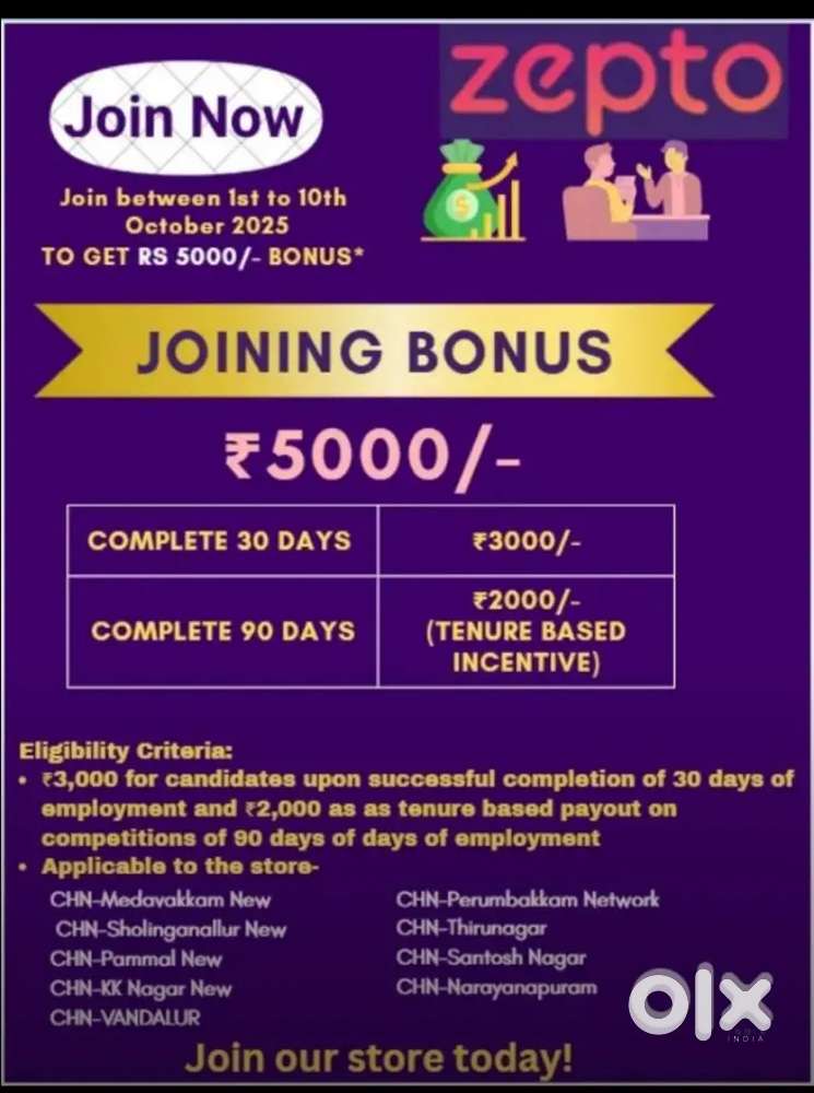 Picker & Packer in Ravet  15000-17000