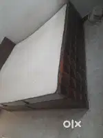 Hi friends im selling my bed it's  wood sheshem  with matrix