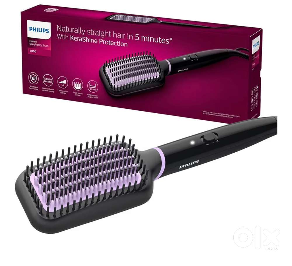 Philips hair straightener brush