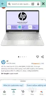 Hp core i3 laptop