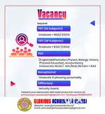 Vacancy for Teachers and Computer Operator