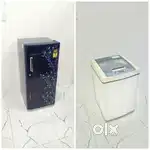 Special discount on combo whirlpool latest single door & LG top load